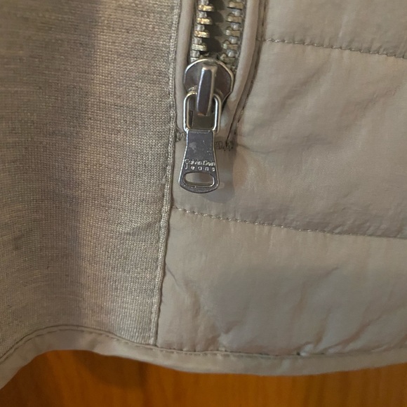 Cream/Gray colored Calvin Klein Jacket - Picture 7 of 7
